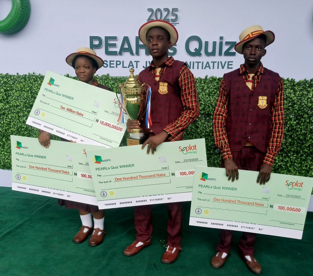 Pioneer Education Centre Benin City- Winner at Seplat Quiz